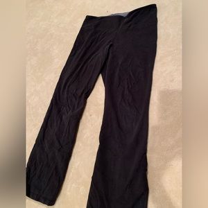 Black Tummy-Reinforced Sweats